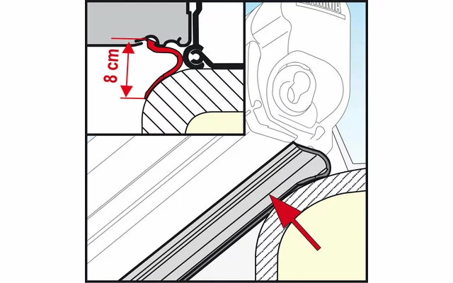 Fiamma Rain Guard Lower 3 Fiamma Rain Guard Lower