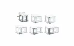 Fiamma Privacy Room / Caravanstore ZIP XL Frontpanel Für Markisenvorzelte 20 Cm -Campingzelte Verkaufsgeschäft 347232 2244355