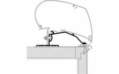 Thule Caravan Omnistor 6200 / 6300 / 9200 Markisenadapter Dachmontage 3,0 M -Campingzelte Verkaufsgeschäft 357761 2544059