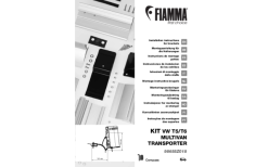 Fiamma Kit VW T5 / T6 Transporter / Multivan Markisenadapter Für Fiamma Compass