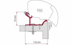 Fiamma F65/F80 Kit Mercedes Sprinter - VW Crafter (High Roof) -Campingzelte Verkaufsgeschäft 57439 11371