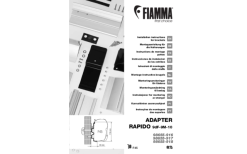 Fiamma Adapter Halterung F45 Für Rapido Serie 9dF-9M-10 450 Cm