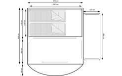 Eurotrail Oak Creek 400 Air Dunkelgrau/schwarz
