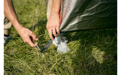 Vickywood Duschzelt Mit Regenhaube 100 Cm Schwarz -Campingzelte Verkaufsgeschäft 696239 4715339