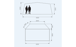 Dometic Club Deluxe AIR Pro DA Aufblasbares Freistehendes Vorzelt Breite 2,6 M 14 Dometic Club Deluxe AIR Pro DA Aufblasbares Freistehendes Vorzelt Breite 2,6 M -Campingzelte Verkaufsgeschäft 707828 4789853