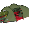 High Peak Falcon 3 LW Lightweight 3 Personen Tunnelzelt Aluminium Gestänge Olive/rot -Campingzelte Verkaufsgeschäft 733022 4904012