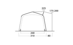 Outwell Jonesville 290 SA Flex Busvorzelt + ONS Leuchtelement-Set Bundle 10 Outwell Jonesville 290 SA Flex Busvorzelt + ONS Leuchtelement-Set Bundle -Campingzelte Verkaufsgeschäft 748538 5008481