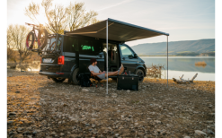 Fiamma F45s 300 Markise Für VW T5/T6/Multivan/Transporter Tuchfarbe Royal Grey Long WB 300 Cm Gehäusefarbe Deep Black Linkslenker -Campingzelte Verkaufsgeschäft 808874 5279267 1